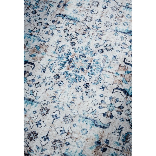 Hellblauer Teppich, 160 × 230 cm Saveh Cream Blue - Elle Decoration-image-4