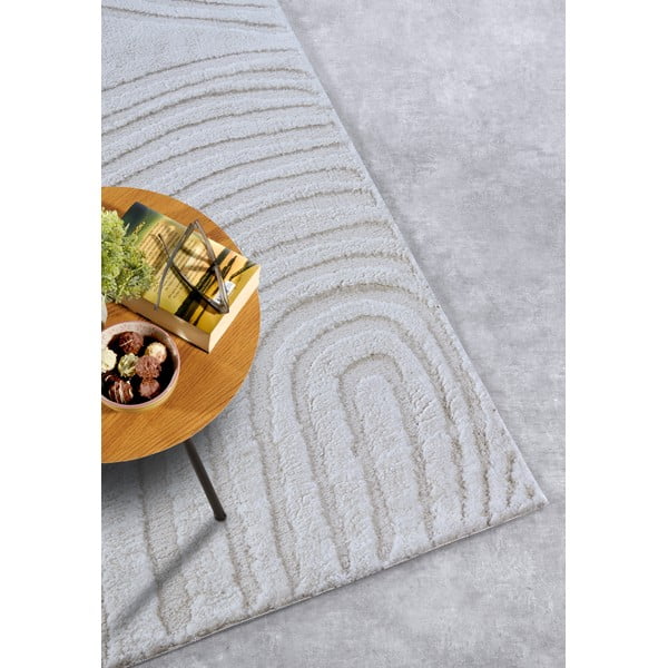 Cremefarbener Teppich 160 × 235 cm Pigment Cream White - Elle Decoration-image-2