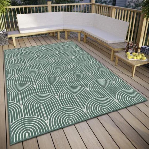 Grüner Outdoor-Teppich 160 x 230 cm Pangli Green - Hanse Home-image-1