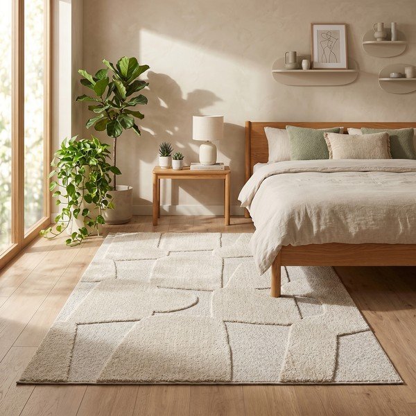 Beiger Teppich 120 × 170 cm Cairo - ESTE-image-1