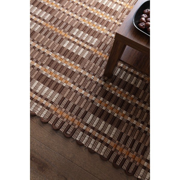 Brauner, handgewebter Teppich, 160 × 230 cm Arden - Asiatic Carpets-image-1