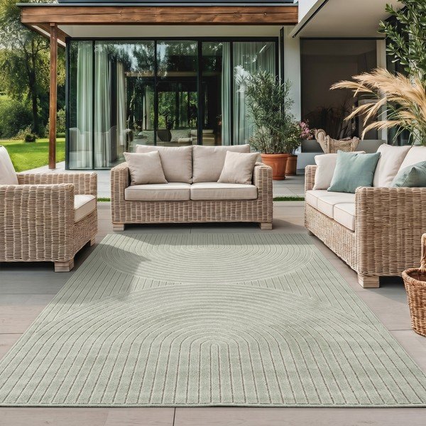 Grüner Teppich für den Innen- und Außenbereich, 160 x 230 cm Nova 1201 - Ayyildiz Carpets-image-1