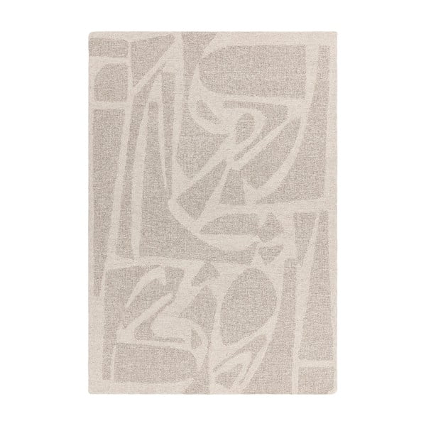 Cremefarbener, handgewebter Wollteppich, 160 × 230 cm Loxley - Asiatic Carpets