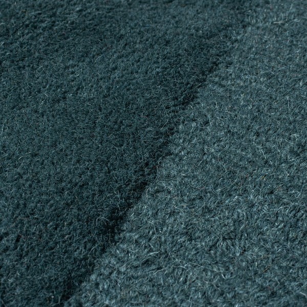 Grün-blauer, handgewebter runder Wollteppich, Ø 160 cm Shard Teal - Flair Rugs-image-3