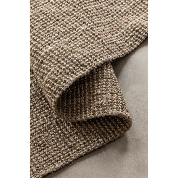 Taupefarbener Jute-Teppich, 190 × 280 cm Bouclé - Hanse Home-image-3
