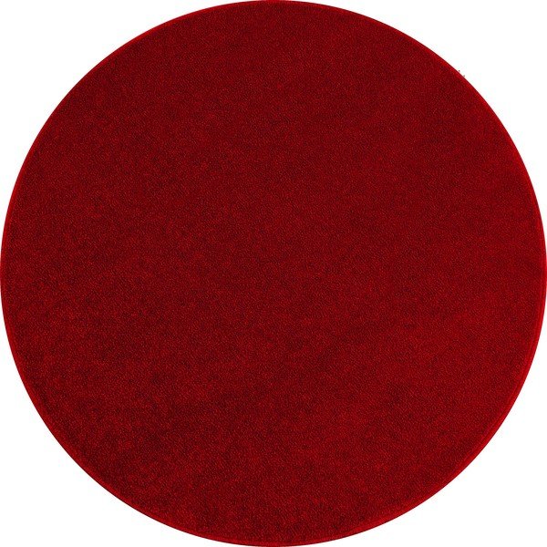 Weinroter runder Teppich, Ø 120 cm Ata - Ayyildiz Carpets