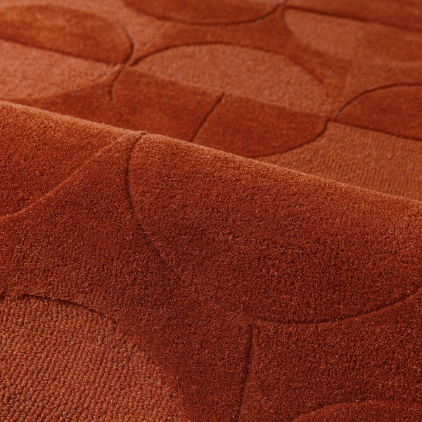 Handgewebter Wollteppich in Terrakotta, 160 x 230 cm Gigi - Flair Rugs-image-3