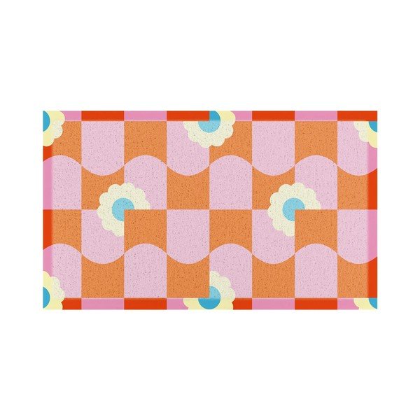 Fußmatte recycelter Kunststoff 40x70 cm Elizabeth Olwen  – Artsy Doormats