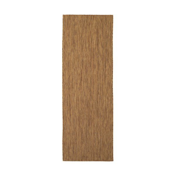 Braune Lauffläche für den Innen- und Außenbereich, 80 × 250 cm Mira 1450 - Ayyildiz Carpets