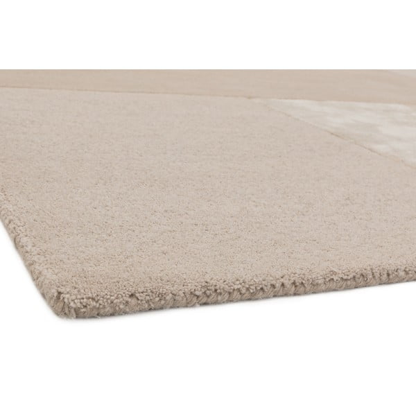 Hellbrauner, handgewebter Teppich mit Wollanteil, 200 × 290 cm Tate Tonal Textures - Asiatic Carpets-image-1