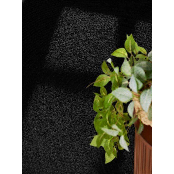 Schwarzer, beidseitig nutzbarer/handgewebter Jute-Teppich, 160 × 230 cm Braided - Hanse Home-image-3