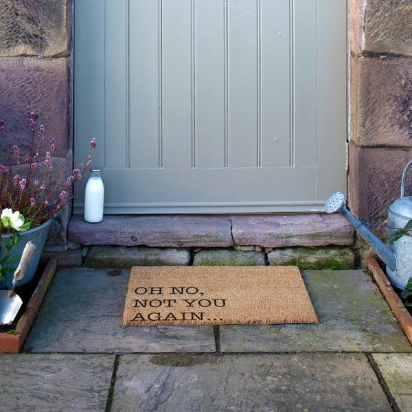 Fußmatte aus Kokosfasern, 40 x 60 cm Oh No Not You Again - Artsy Doormats-image-3