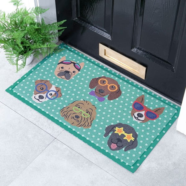 Fußmatte 40 x 70 cm Dogs on Polka Dots - Artsy Doormats-image-1