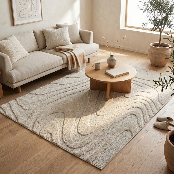 Beiger Teppich 120 × 170 cm Dune - ESTE-image-4