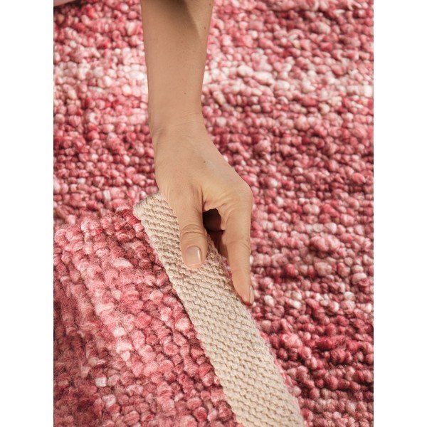Dunkelrosa, handgewebter Teppich aus Bouclé-Material, 160 × 230 cm Notting Hill Portobello - Ted Baker-image-3