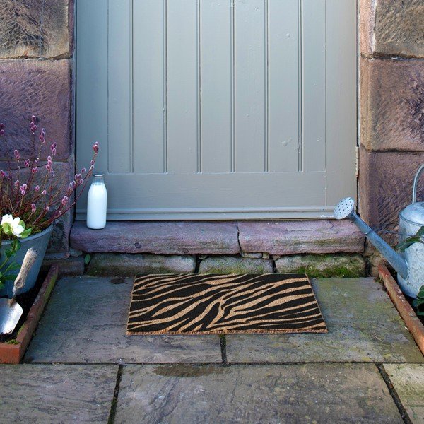 Fußmatte aus Kokosfasern, 40 x 60 cm Zebra - Artsy Doormats-image-4