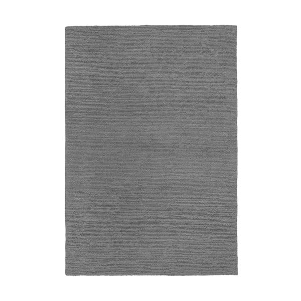 Grauer, handgewebter Wollteppich, 160 × 230 cm Harris Boucle - Flair Rugs