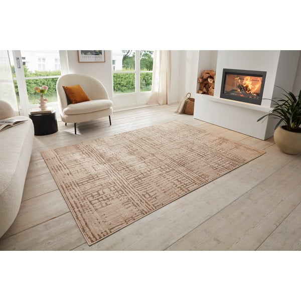 Braun-beiger Teppich 120 × 170 cm Terrain - Hanse Home-image-1