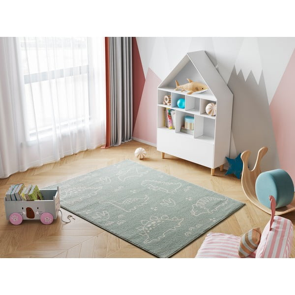 Hellgrüner Kinderteppich 120 x 170 cm Beats - Universal-image-1