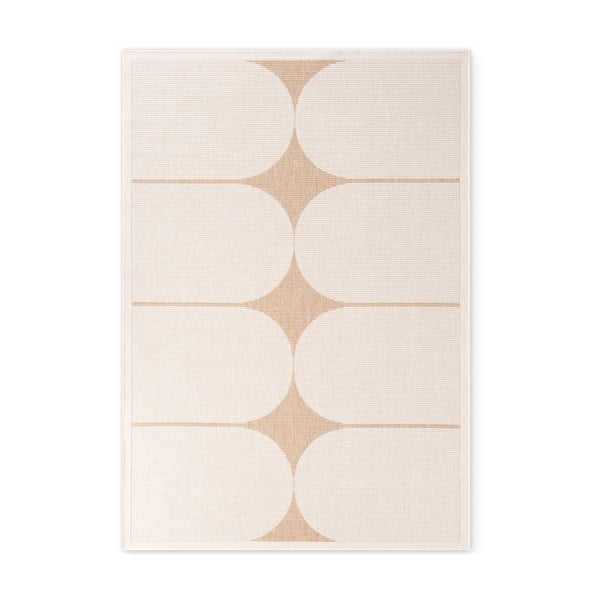 Teppich für den Innen- und Außenbereich in Beige und Elfenbein, 200 × 290 cm Duet Bowen - Hanse Home