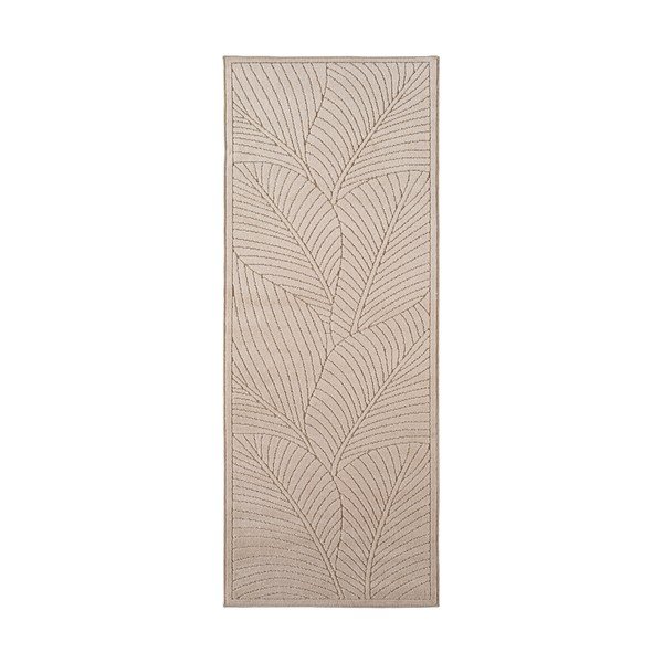 Beigefarbener Läufer für den Innen- und Außenbereich, 80 × 250 cm Nova 1203 - Ayyildiz Carpets