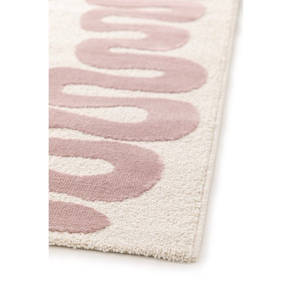Rosa/cremefarbener Teppich 120x170 cm Flashy – Universal-image-4