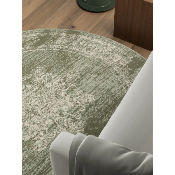 Grüner runder Teppich, Ø 120 cm Gloria Lydia - Hanse Home-image-2