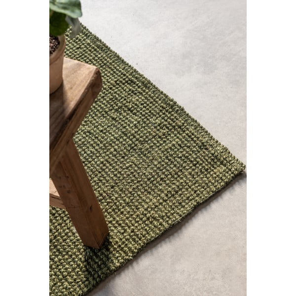 Khaki-farbener Jute-Läufer 80 × 200 cm Bouclé - Hanse Home-image-4