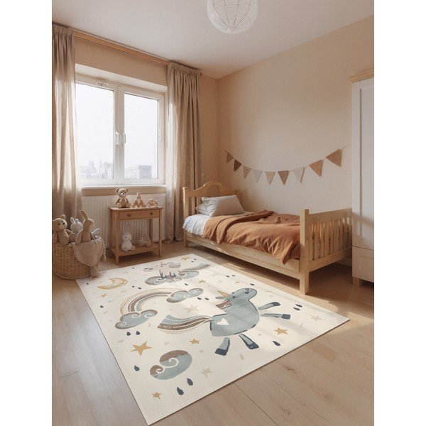 Kinderteppich 160 x 235 cm Einhorn - Hanse Home-image-1