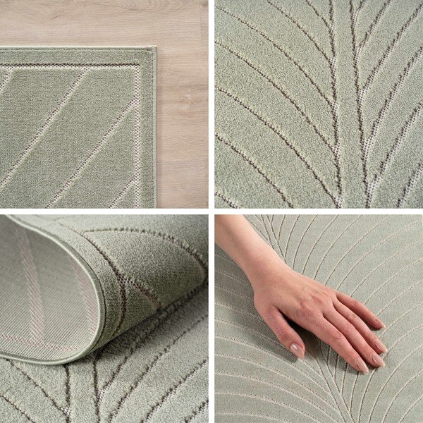 Grüner runder Teppich für drinnen und draußen, Ø 120 cm Nova 1204 - Ayyildiz Carpets-image-2