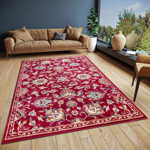Roter Teppich 200 × 280 cm Orient Caracci - Hanse Home-image-1