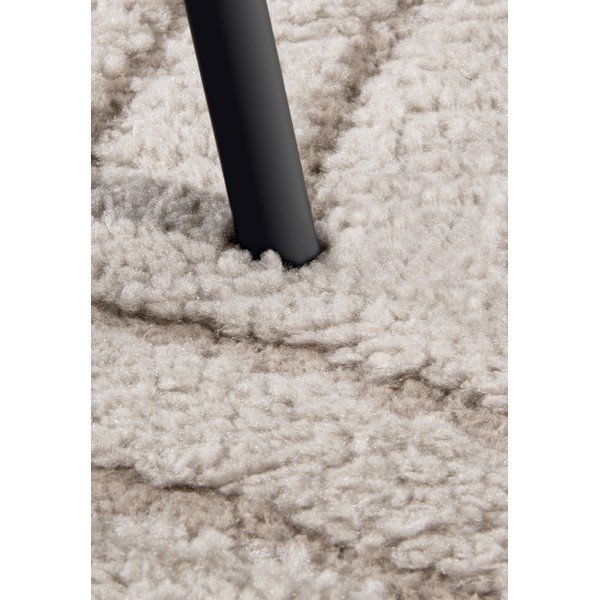 Beiger runder Teppich, Durchmesser 200 cm Panglao New York Taupe - Elle Decoration-image-3