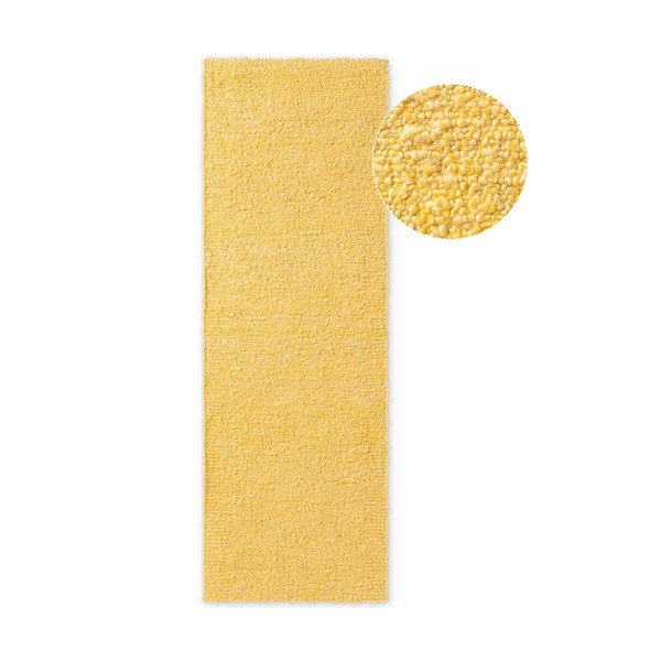 Gelber, handgewebter Läufer aus Bouclé-Stoff, 80 × 200 cm Notting Hill Portobello - Ted Baker