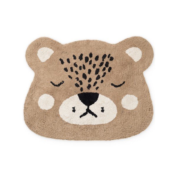 Hellbrauner, waschbarer/handgewebter Baumwoll-Kinderteppich, 93 × 120 cm Snuggle Bea - Hanse Home