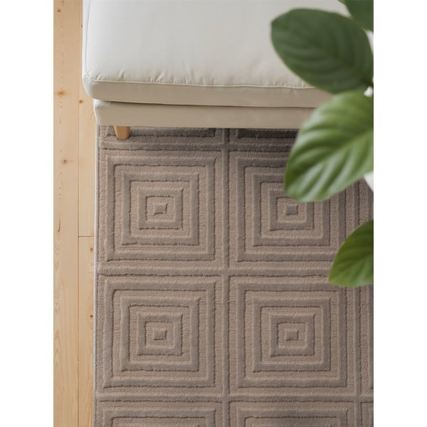 Beiger Teppich 160 × 235 cm Perles Tourmaline - Elle Decoration-image-3