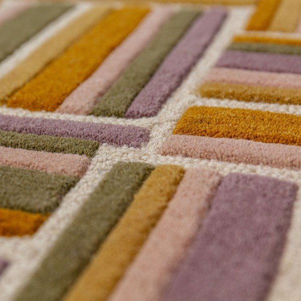 Handgewebter Wollteppich, 160 × 230 cm Lattice Shaped - Flair Rugs-image-2