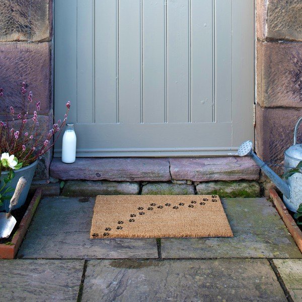 Fußmatte aus Kokosfasern, 40 x 60 cm Paw Prints - Artsy Doormats-image-2