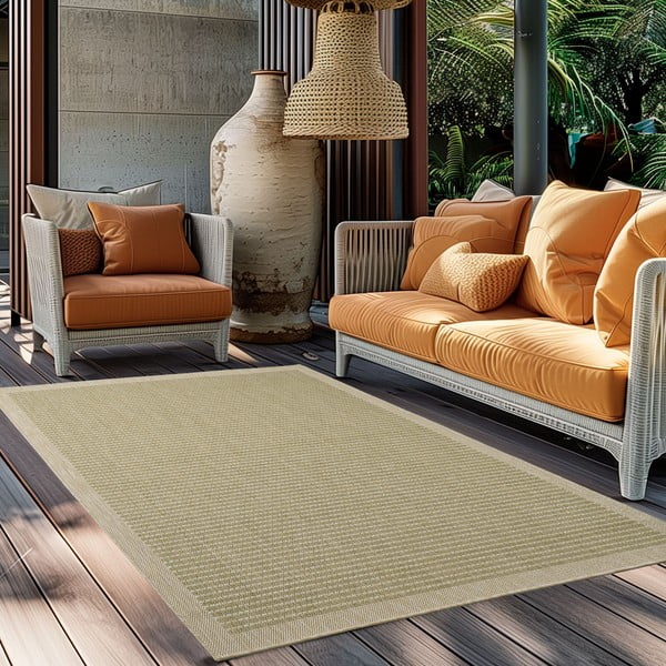 Khaki-Laufmatte für drinnen und draußen, 80 × 250 cm Giza 1410 - Ayyildiz Carpets-image-1