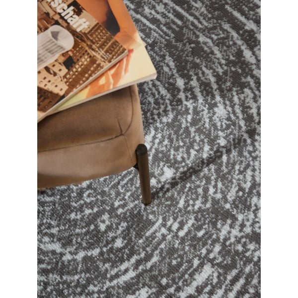 Grau-cremefarbener runder Teppich, Ø 120 cm Gloria Cavallo - Hanse Home-image-3