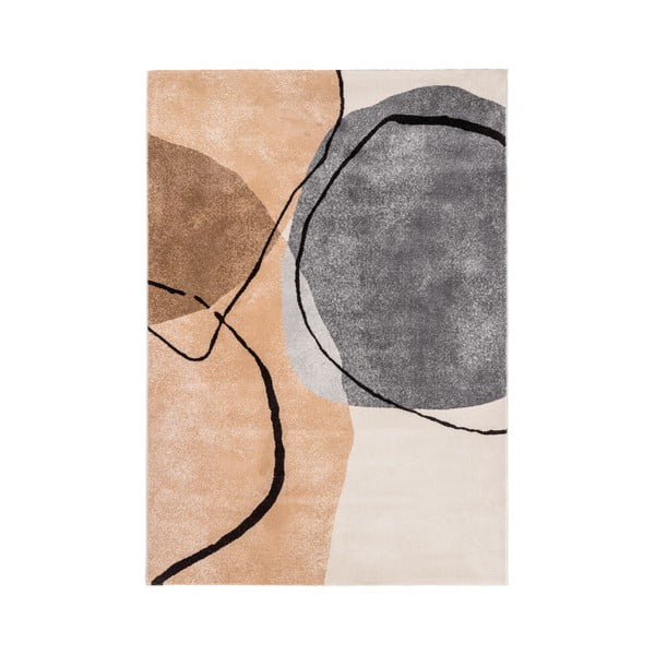 Beiger Teppich 160 × 230 cm Abstracta - Universal