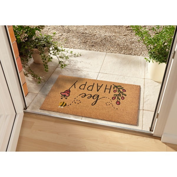 Fußmatte aus Kokosfasern, 75 x 45 cm Bee Happy - Hanse Home-image-1