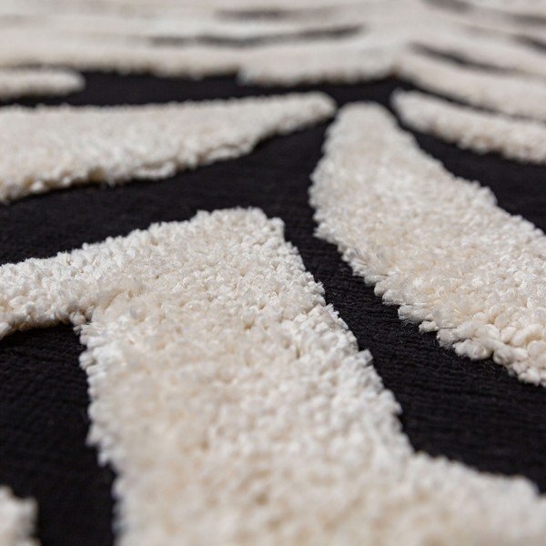 Schwarz-weißer Teppich, 200 × 300 cm Esra Zebra - Flair Rugs-image-2