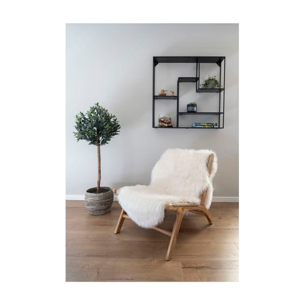 Cremefarbene synthetische Laufmatte, 60 × 180 cm - House Nordic-image-1