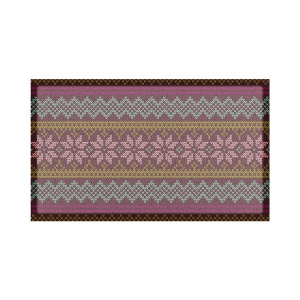 Fußmatte recycelter Kunststoff 40x70 cm Fair Isle  – Artsy Doormats