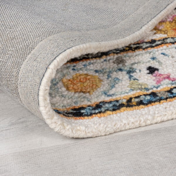 Gelber Wollteppich, 160 × 230 cm Dahlia - Flair Rugs-image-2