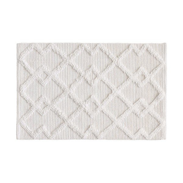 Cremefarbener Badezimmerteppich, 50 x 80 cm Otis - douceur d'intérieur