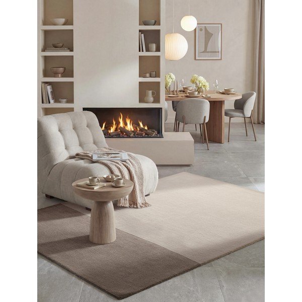 Brauner/cremefarbener Teppich 120x170 cm Hugo – Villeroy&Boch-image-1