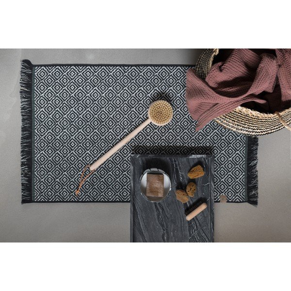Schwarze Badematte 50x80 cm Morocco – Mette Ditmer Denmark-image-1
