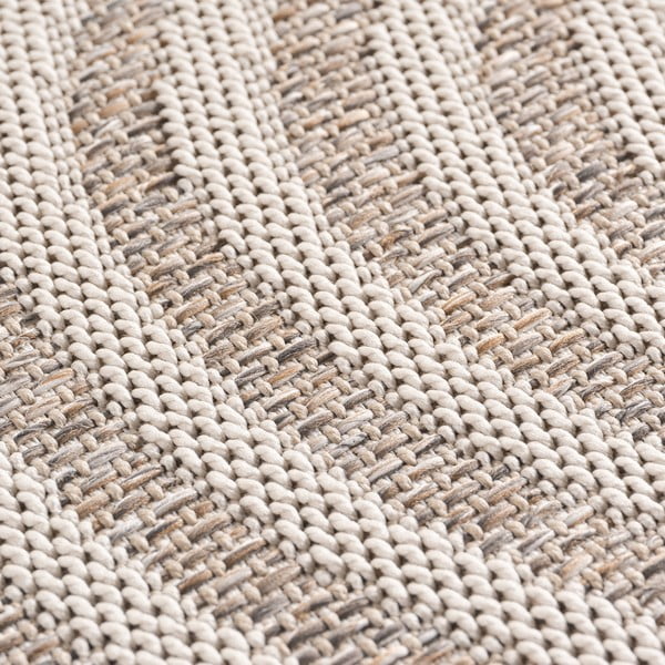 Beiger runder Teppich für den Innen- und Außenbereich, Ø 120 cm Desert 1301 - Ayyildiz Carpets-image-4