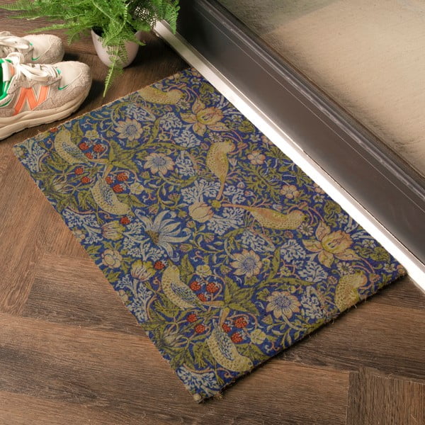 Fußmatte aus Kokosfasern, 60 x 90 cm William Morris Strawberry Thief - Artsy Doormats-image-1